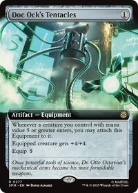 Magic: The Gathering Single - Marvel's Spider-Man - Doc Ock's Tentacles (Extended Art) - FOIL Rare/0277 - Lightly Played
