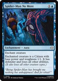 Magic: The Gathering Single - Marvel's Spider-Man - Spider-Man No More - FOIL Uncommone/0045 - Lightly Played