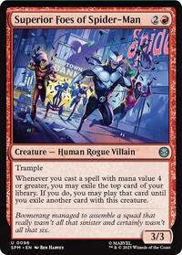 Magic: The Gathering Single - Marvel's Spider-Man - Superior Foes of Spider-Man - FOIL Uncommone/0096 - Lightly Played