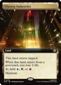 Magic: The Gathering Single - Marvel's Spider-Man - Oscorp Industries (Extended Art) - FOIL Rare/0282 - Lightly Played