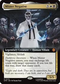 Magic: The Gathering Single - Marvel's Spider-Man - Mister Negative (Extended Art) - Mythic/0274 - Lightly Played