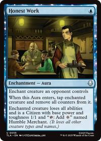 Magic: The Gathering Single - Avatar: The Last Airbender - Honest Work - FOIL Uncommon/0055 - Lightly Played