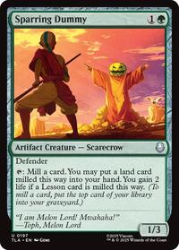 Magic: The Gathering Single - Avatar: The Last Airbender - Sparring Dummy - FOIL Uncommon/0197 - Lightly Played