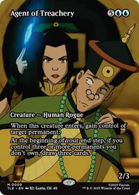 Magic: The Gathering Single - Avatar: The Last Airbender: Eternal-Legal - Agent of Treachery (Borderless) - Mythic/0009 - Lightly Played