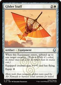 Magic: The Gathering Single - Avatar: The Last Airbender - Glider Staff - FOIL Uncommon/0022 - Lightly Played