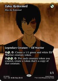 Magic: The Gathering Single - Avatar: The Last Airbender: Eternal-Legal - Zuko, Redeemed - Rhys the Redeemed (Borderless) - Mythic/0052 - Lightly Played