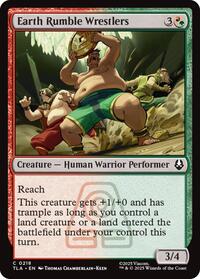 Magic: The Gathering Single - Avatar: The Last Airbender - Earth Rumble Wrestlers - FOIL Common/0218 - Lightly Played