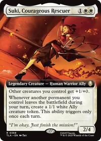 Magic: The Gathering Single - Avatar: The Last Airbender - Suki, Courageous Rescuer (Extended Art) - Rare/0368- Lightly Played