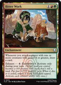 Magic: The Gathering Single - Avatar: The Last Airbender - Bitter Work - FOIL Uncommon/0210 - Lightly Played