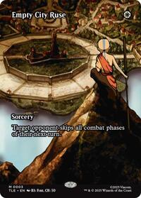 Magic: The Gathering Single - Avatar: The Last Airbender: Eternal-Legal - Empty City Ruse (Borderless) - FOIL Mythic/0003 - Lightly Played