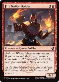 Magic: The Gathering Single - Avatar: The Last Airbender - Fire Nation Raider - FOIL Common/0135 - Lightly Played
