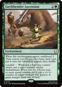 Magic: The Gathering Single - Avatar: The Last Airbender - Earthbender Ascension - FOIL Rare/0175 - Lightly Played