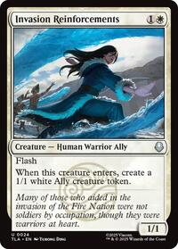 Magic: The Gathering Single - Avatar: The Last Airbender - Invasion Reinforcements - FOIL Uncommon/0024 - Lightly Played