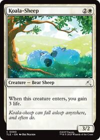 Magic: The Gathering Single - Avatar: The Last Airbender: Eternal-Legal - Koala-Sheep - FOIL Common/0080 - Lightly Played