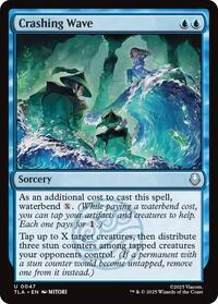 Magic: The Gathering Single - Avatar: The Last Airbender - Crashing Wave - FOIL Uncommon/0047 - Lightly Played
