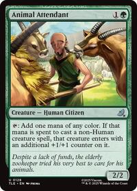 Magic: The Gathering Single - Avatar: The Last Airbender: Eternal-Legal - Animal Attendant - FOIL Uncommon/0128 - Lightly Played