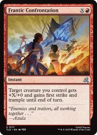 Magic: The Gathering Single - Avatar: The Last Airbender: Eternal-Legal - Frantic Confrontation - FOIL Uncommon/0117 - Lightly Played
