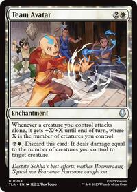 Magic: The Gathering Single - Avatar: The Last Airbender - Team Avatar - FOIL Uncommon/0038 - Lightly Played