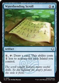 Magic: The Gathering Single - Avatar: The Last Airbender - Waterbending Scroll - FOIL Uncommon/0081 - Lightly Played