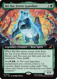 Magic: The Gathering Single - Avatar: The Last Airbender: Eternal-Legal - Hei Bai, Forest Guardian (Extended Art) - Mythic/0205 - Lightly Played