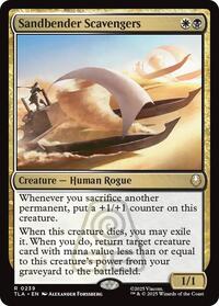 Magic: The Gathering Single - Avatar: The Last Airbender - Sandbender Scavengers - FOIL Rare/0239 - Lightly Played