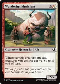 Magic: The Gathering Single - Avatar: The Last Airbender - Wandering Musicians - FOIL Common/0250 - Lightly Played