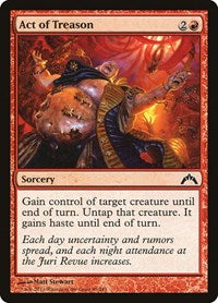 Magic: The Gathering Single - Gatecrash - Act of Treason - FOIL Common/0085 Lightly Played