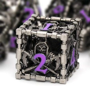 CONSIGNMENT - Metal Dice set + Death Knight Figure + Dragon Ornament