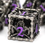 CONSIGNMENT - Metal Dice set + Death Knight Figure + Dragon Ornament