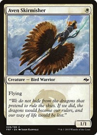 Magic: The Gathering - Fate Reforged - Aven Skirmisher - Common/006 - FOIL Lightly Played