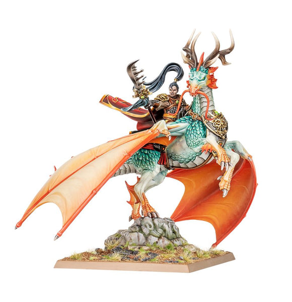 Warhammer -The Old World – Grand Cathay- Shugengan Lord on Great Spirit Longma