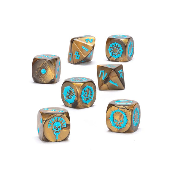 Blood Bowl Tomb Kings Team Dice Set