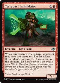 Magic: The Gathering Single - Edge of Eternities - Terrapact Intimidator - FOIL Uncommon/0164 - Lightly Played