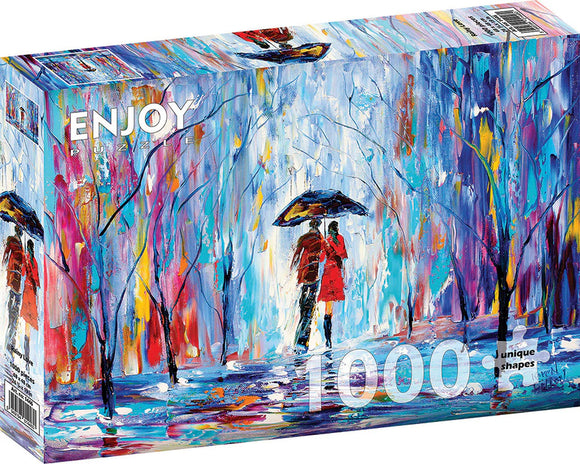 Enjoy Puzzle: Rainy Love | 1000 Piece