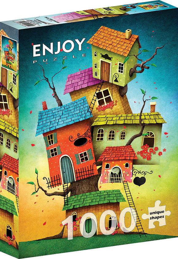 Enjoy Puzzle: Fairy Tale Houses | 1000 Piece