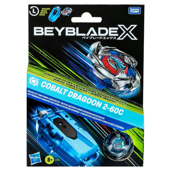 Beyblade: X: Deluxe Launcher & Top B - Cobalt Dragoon 2-60C