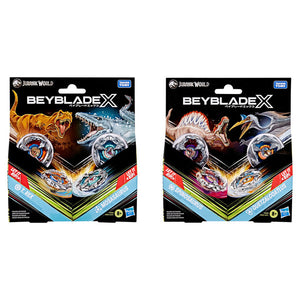 Beyblade: X: Jurassic World Top & Launcher Multipack