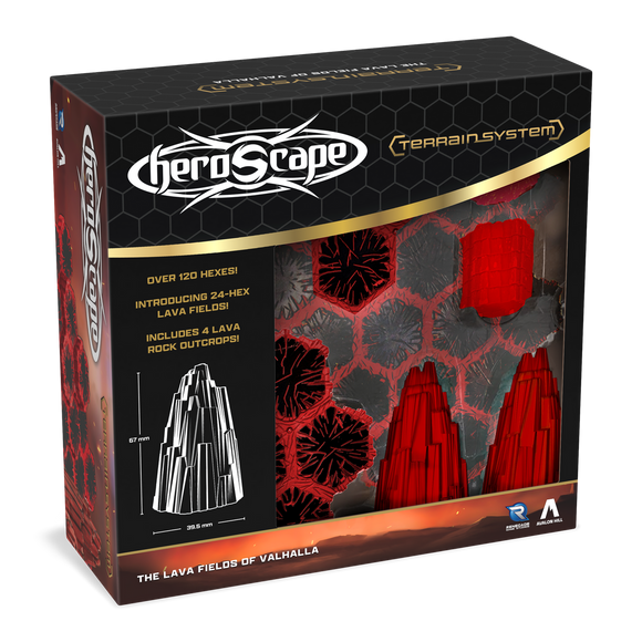 Heroscape: The Lava Fields of Valhalla Terrain Expansion