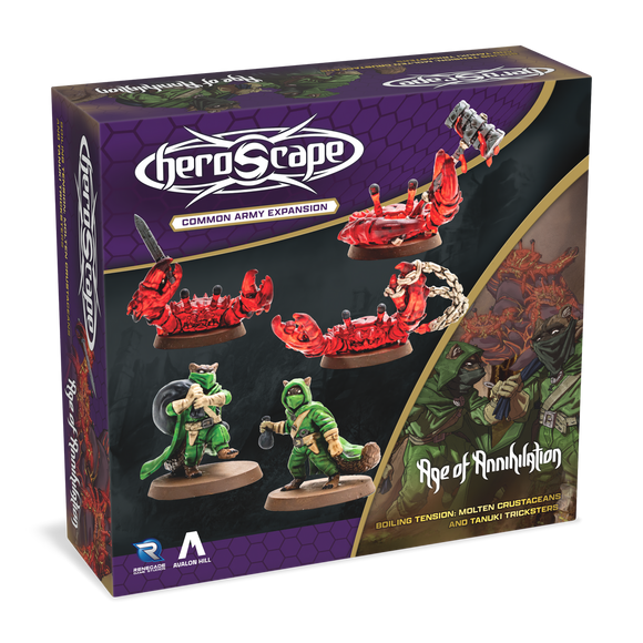 Heroscape: Molten Crustaceans & Tanuki Tricksters Common Army Expansion