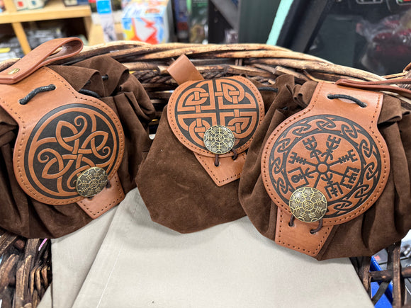 CONSIGNMENT - Medieval Coin/Dice Belt Pouch