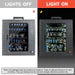 Jucoci Large Size Miniatures Carrying Storage Case With Light