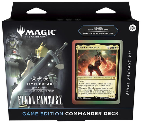Magic the Gathering CCG: Final Fantasy FF VII Commander Deck â€“ Game Edition