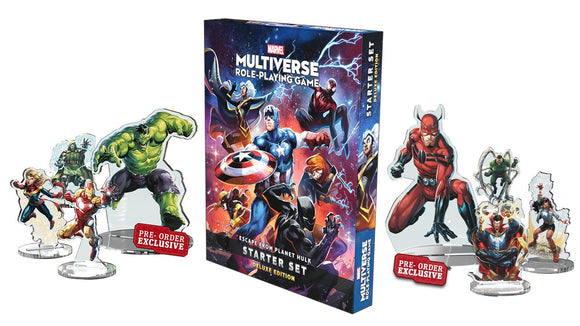 Marvel Multiverse RPG Deluxe Starter Set – Includes 2D-MINI packs 1 & 2