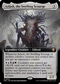 Magic: The Gathering Single - Modern Horizons 3 - Azlask, the Swelling Scourge (Extended Art) - FOIL Mythic/0025 - Lightly Played