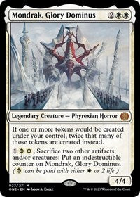 Magic: The Gathering Single - Phyrexia: All Will Be One - Mondrak, Glory Dominus - Mythic/023 - Lightly Played