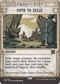 Magic: The Gathering Single - Outlaws of Thunder Junction: Breaking News - Path To Exile - Rare/0006 - Lightly Played