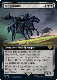 Magic: The Gathering Single - Universes Beyond: The Lord of the Rings: Tales of Middle-earth - Ringwraiths (Extended Art) - Rare/0385 - Lightly Played