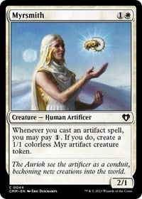 Magic: The Gathering Single - Commander Masters - Myrsmith - FOIL Mythic/0040 - Lightly Played