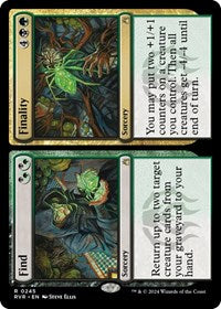 Magic: The Gathering Single - Ravnica Remastered - Find // Finality (Foil) - Rare/0245 Lightly Played
