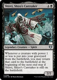 Magic: The Gathering Single - Commander Masters - Shirei, Shizo's Caretaker - Uncommon/0186 - Lightly Played